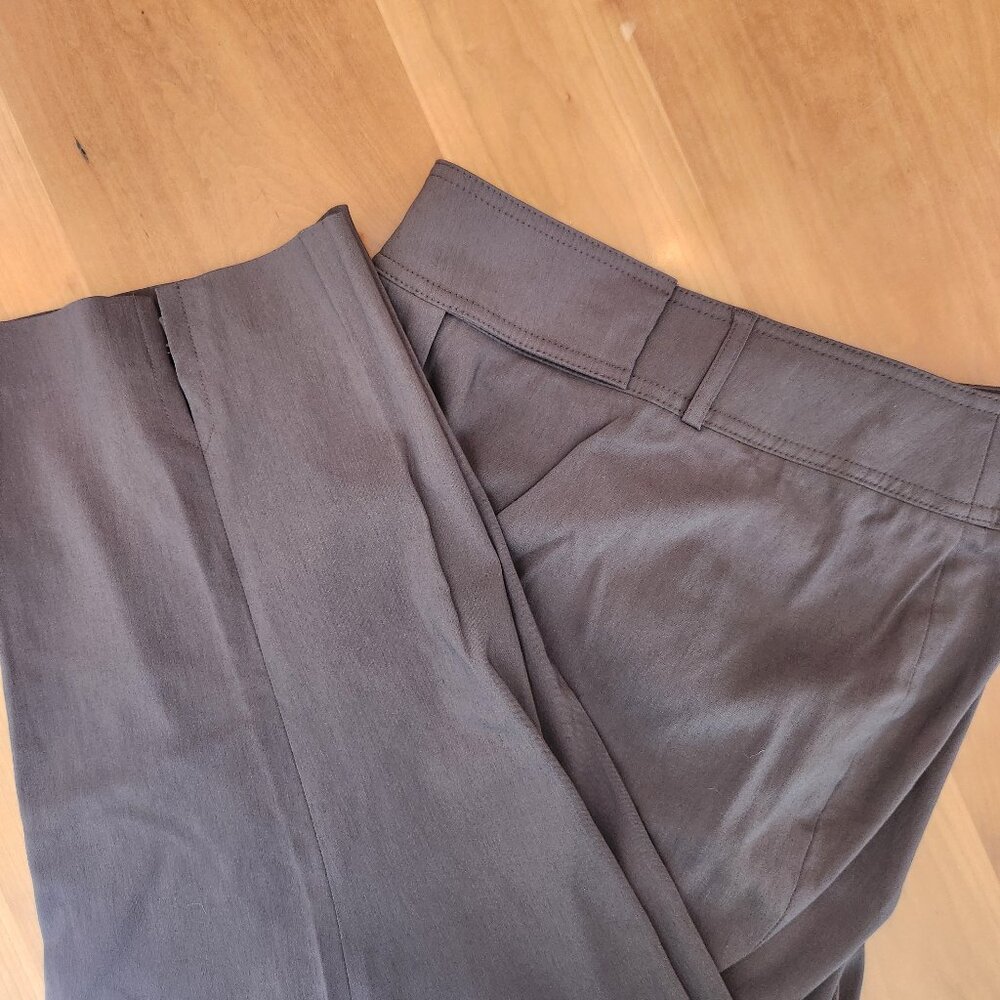 Lane Bryant Taupe Cropped Ankle Pants